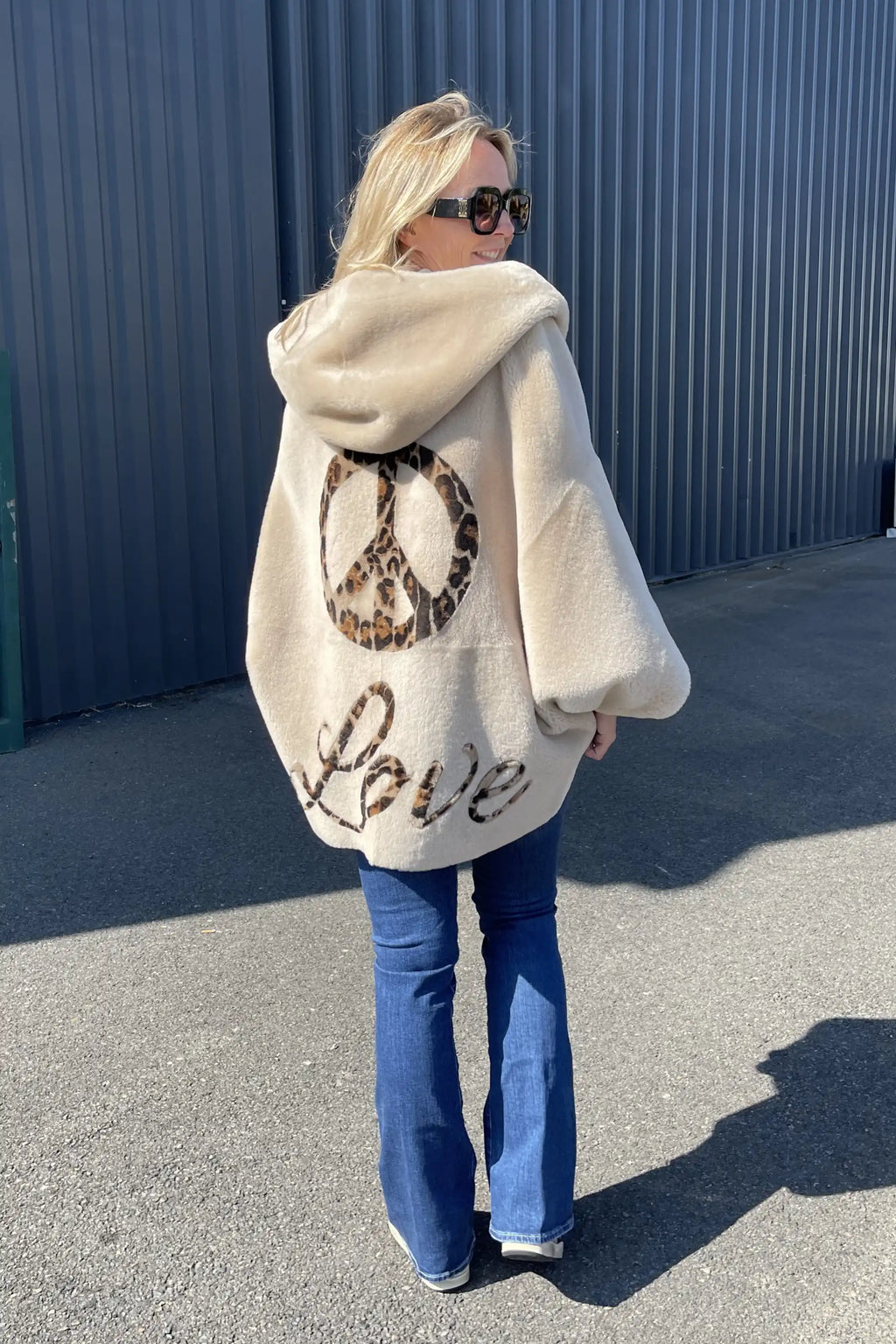 Manteau fourrure léopard véritable best sale