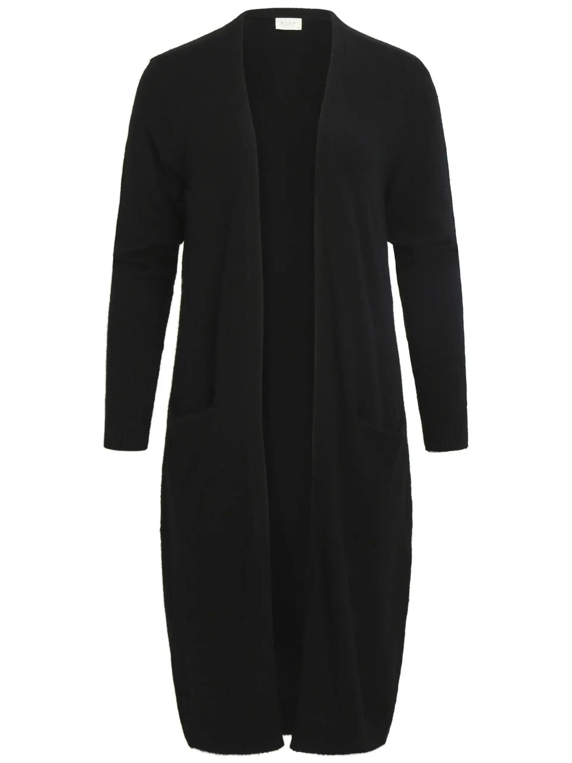 Long Cardigan Vila Viril Black
