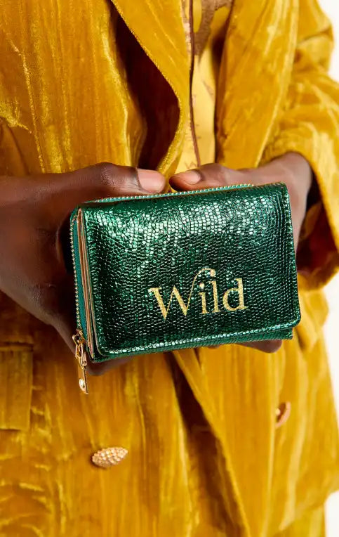 Portefeuille WILD by amenapih Philae Kaki Livraison GRATUITE