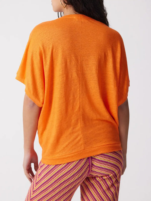 T-shirt Notshy lin Sophia Tangerine