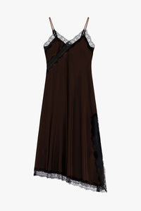 Robe midi Imperial à bretelles et détail dentelle Moro