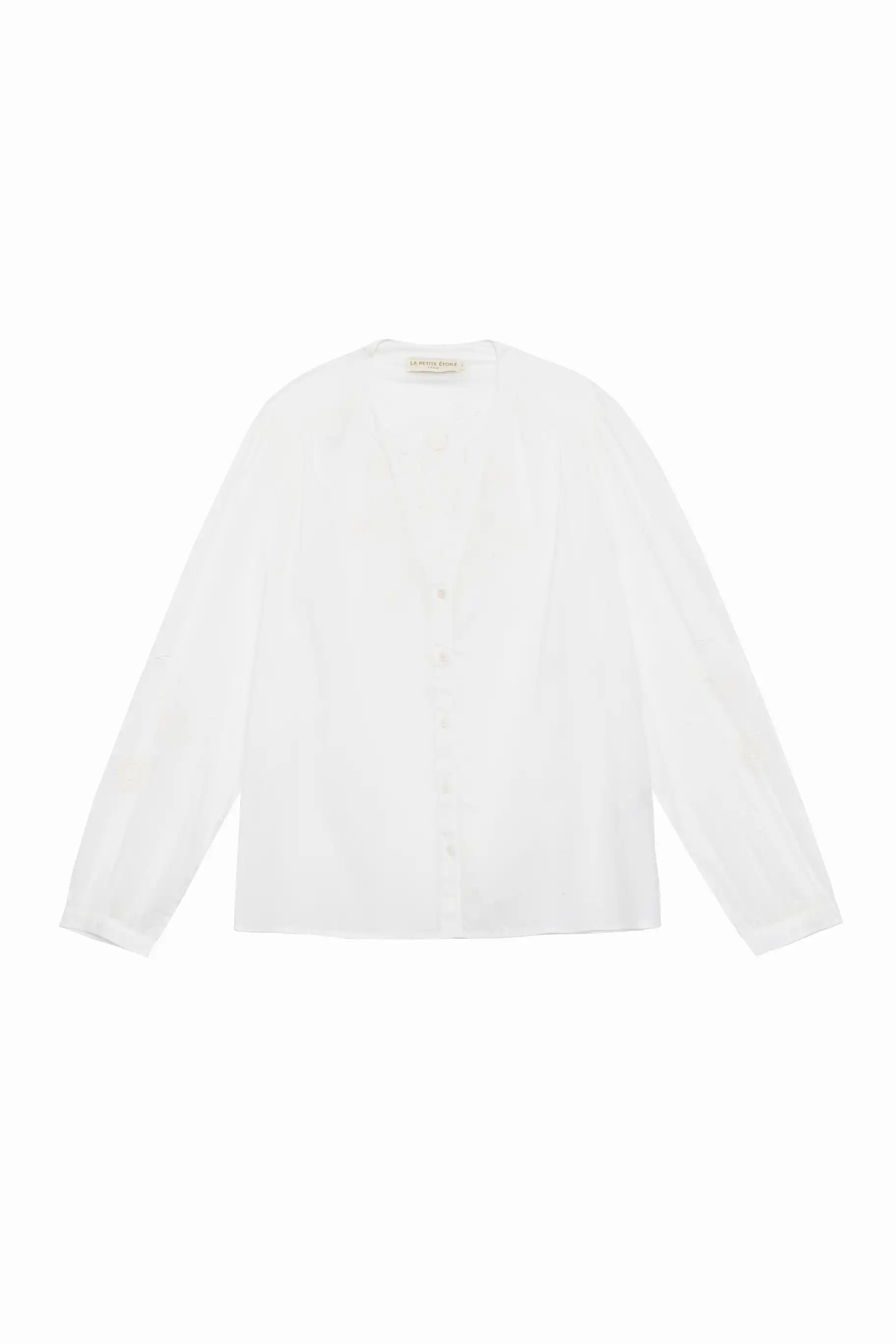Chemise La Petite Etoile Brodée Belyne Ecru