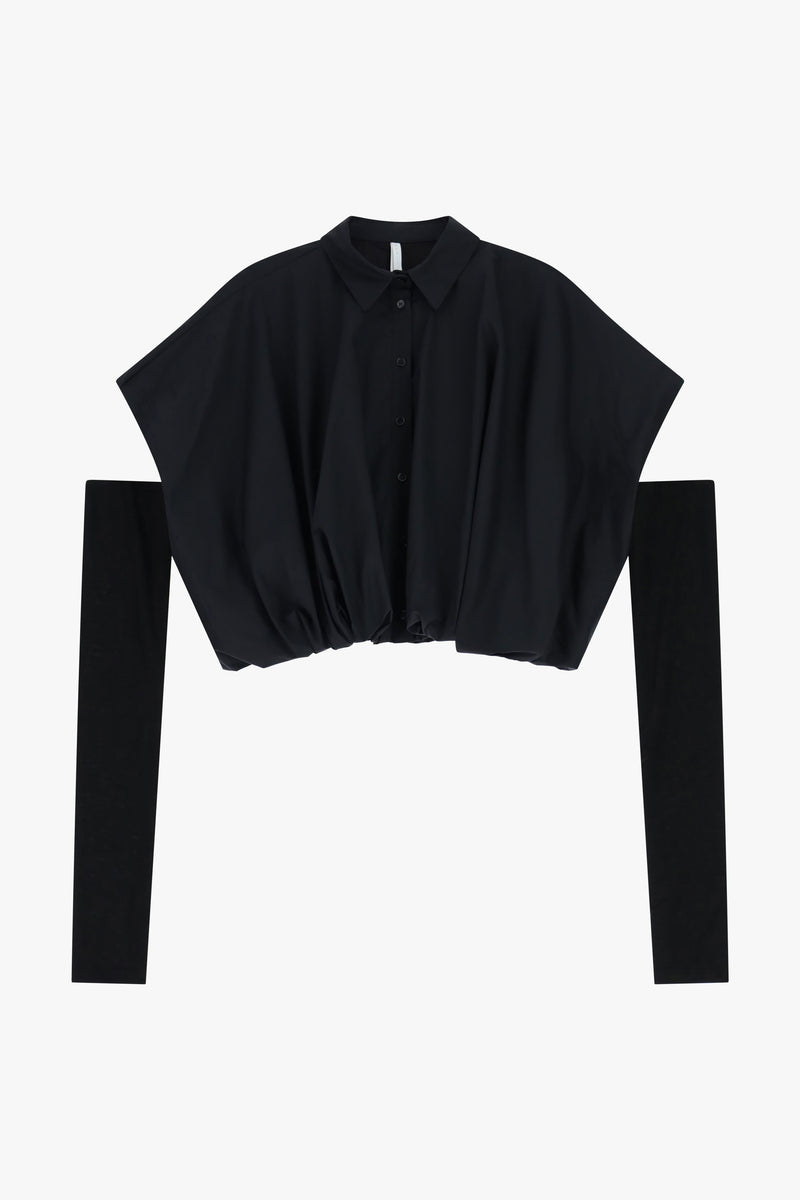 Chemise courte Imperial à manches longues nero