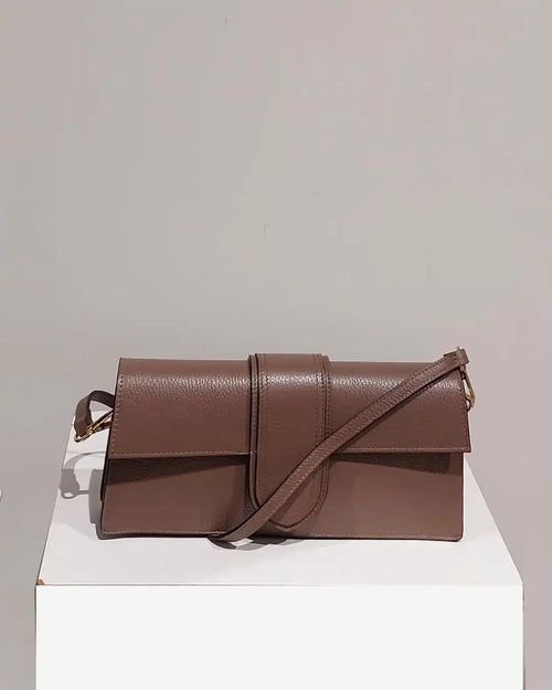Sac à main en cuir Marron