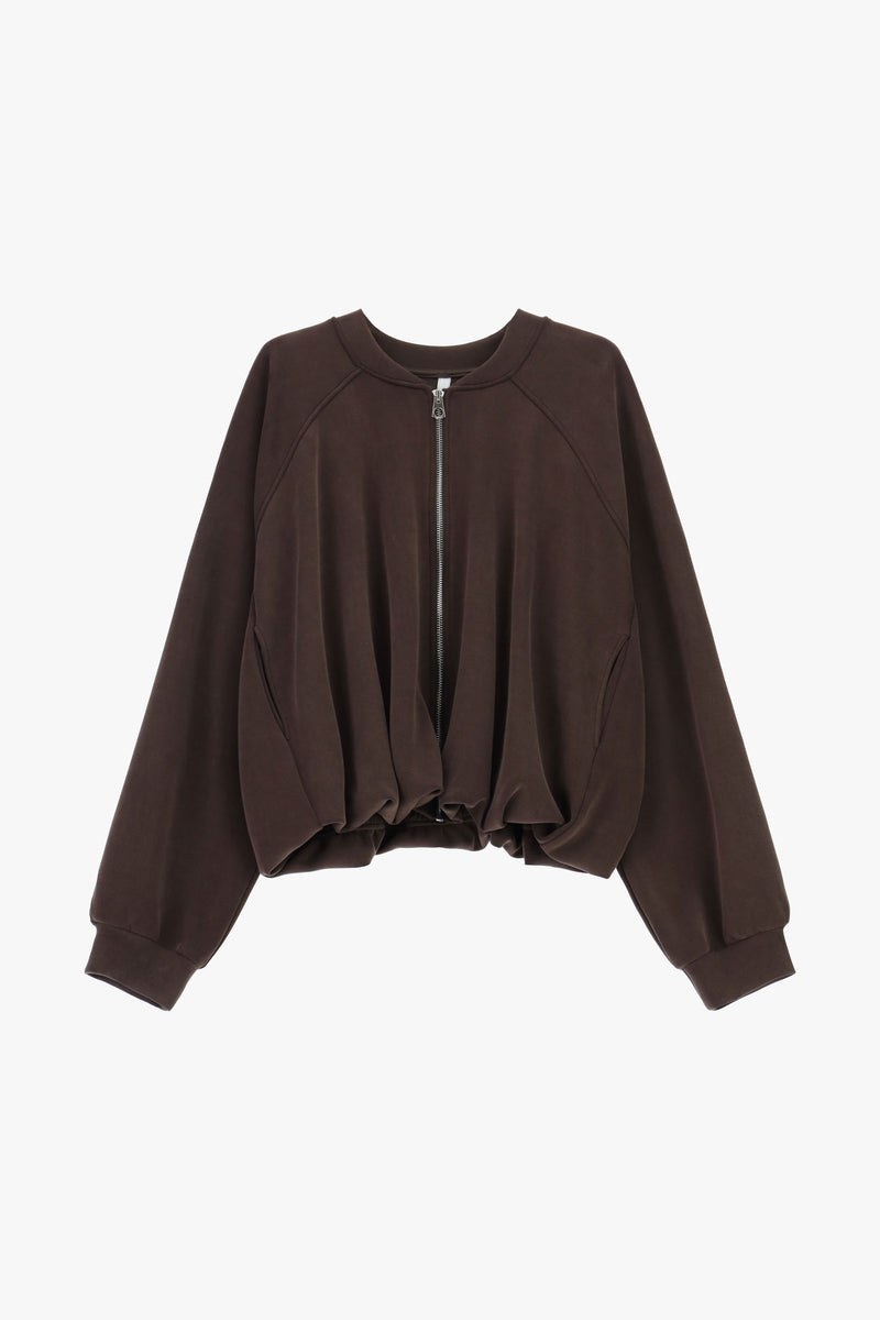 Bomber court Imperial zippé Moro