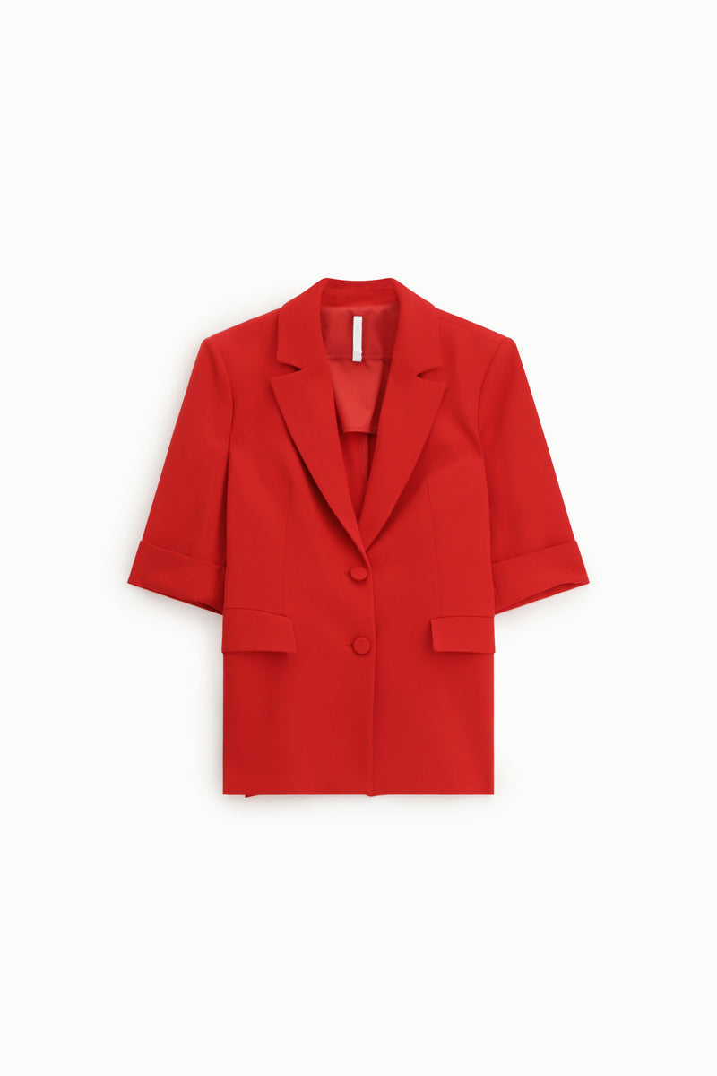 Blazer manches courtes Imperial Rouge vif