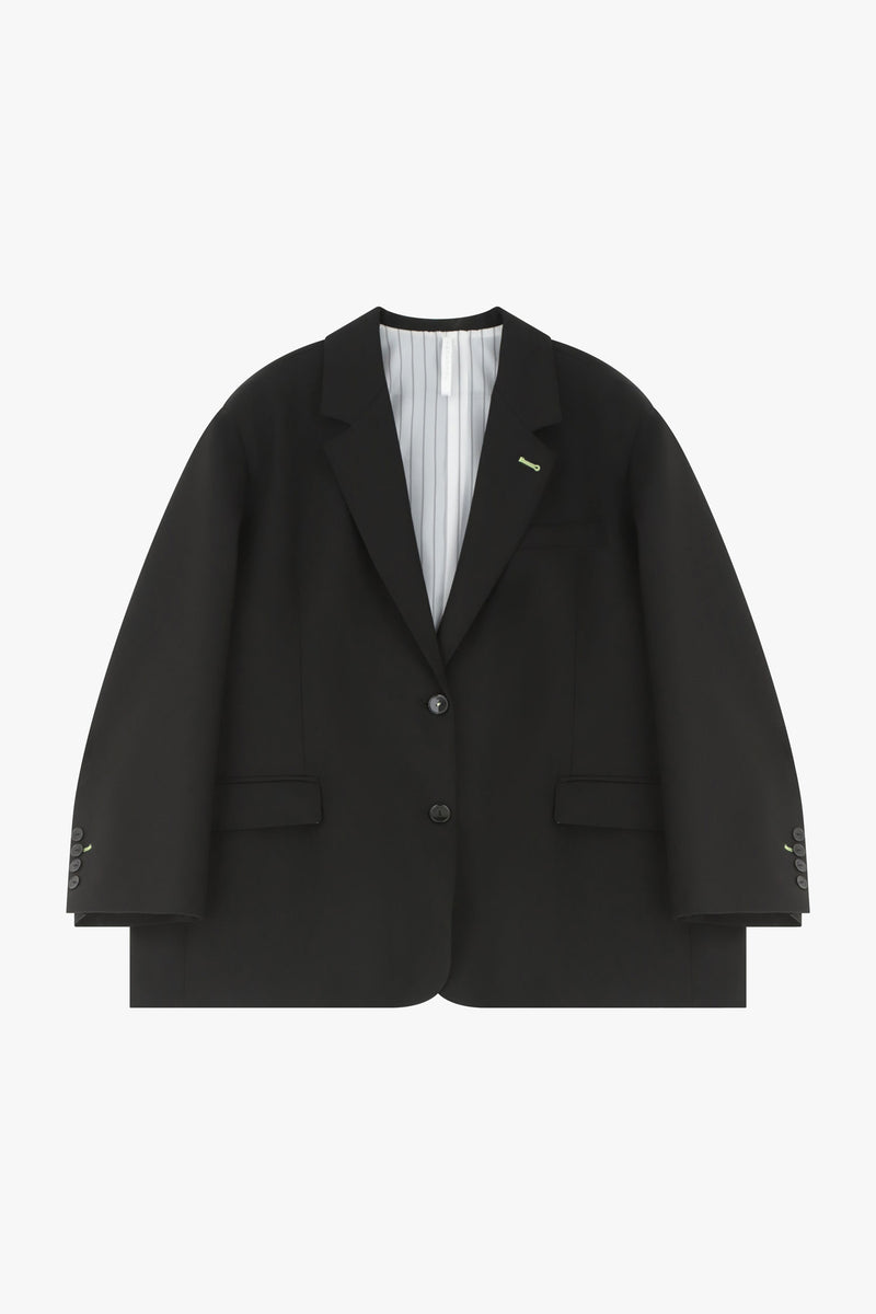 Blazer oversize Imperial détail fluo Nero
