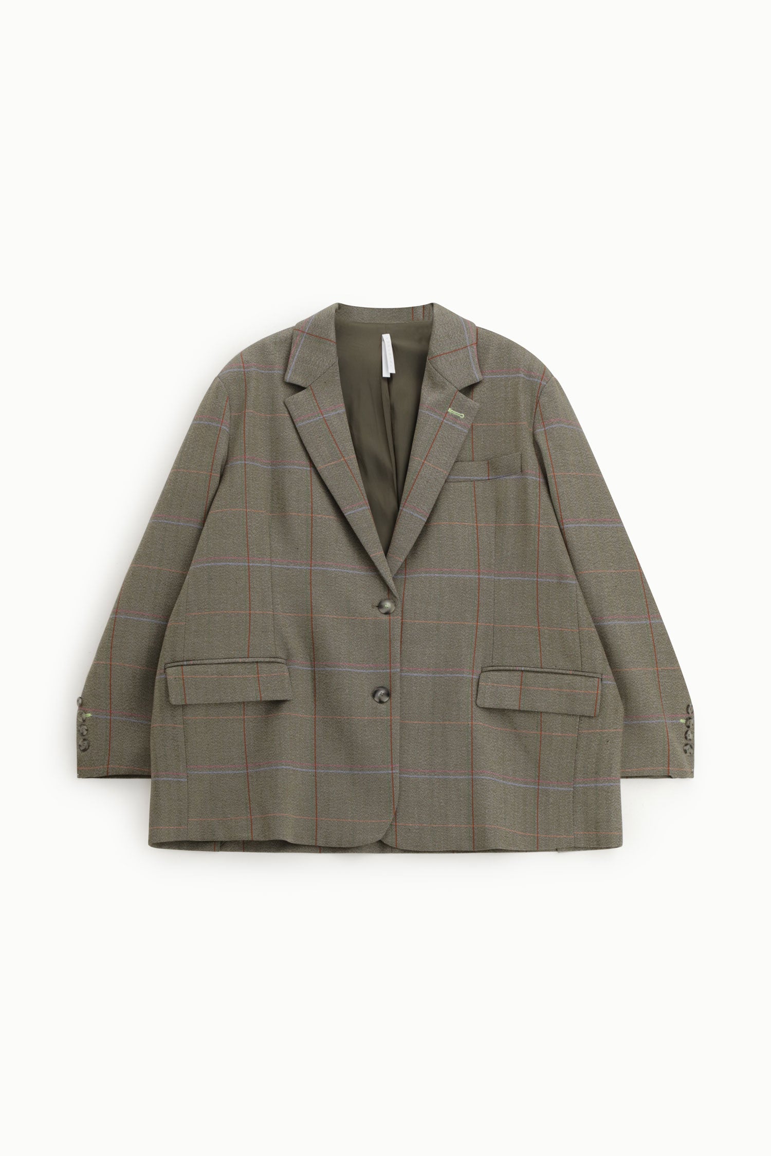 Veste blazer à carreaux Imperial – Coupe oversize
