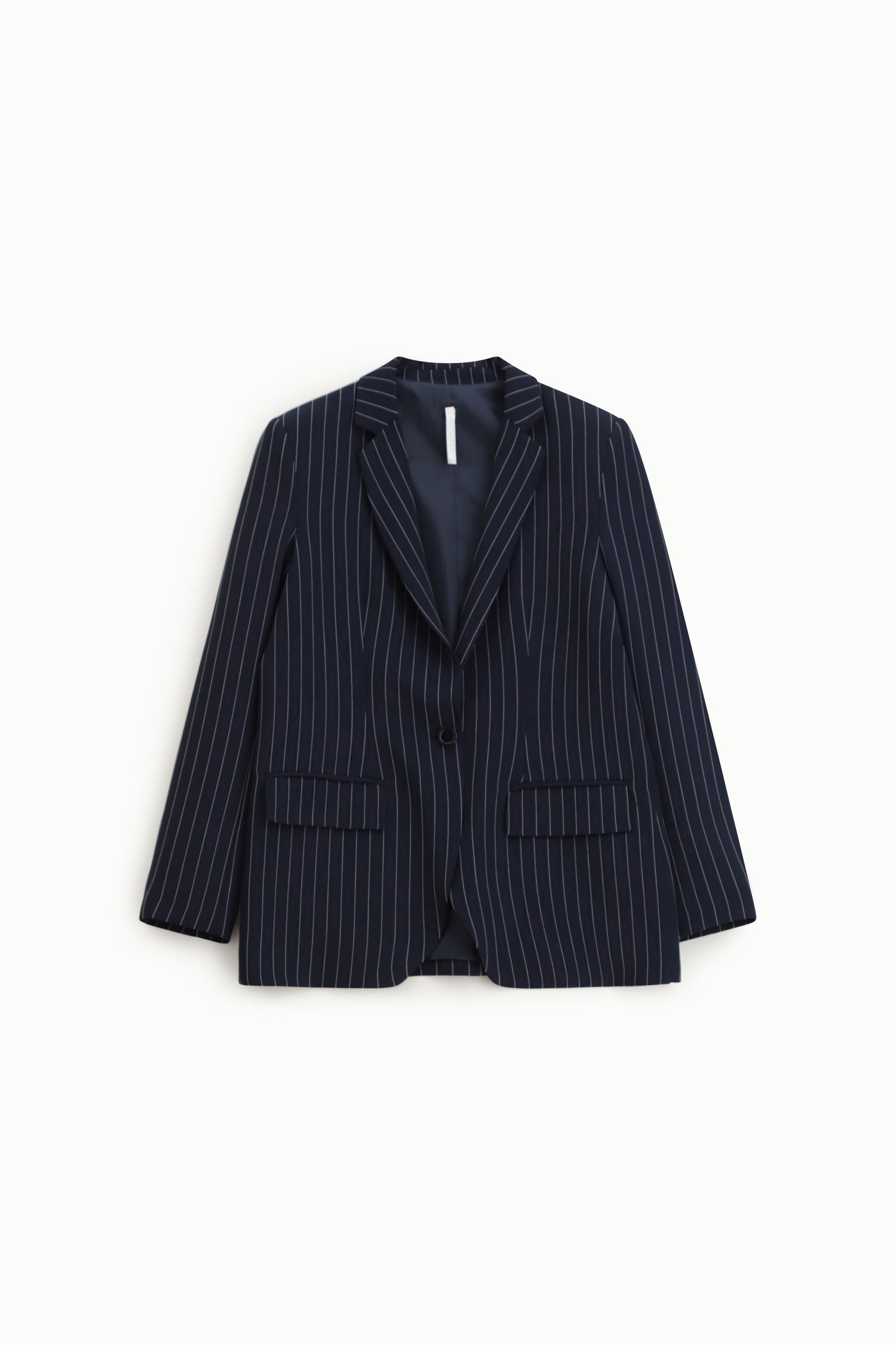 Veste blazer Imperial bleu nuit à fines rayures