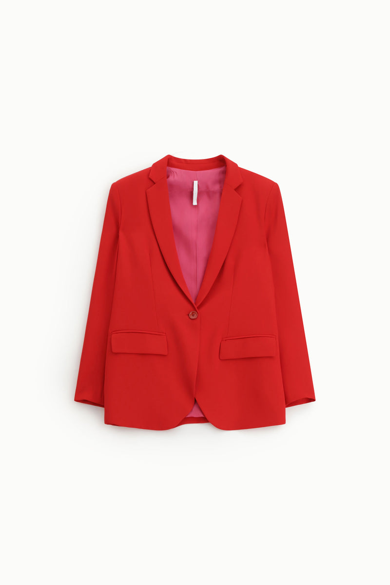 Blazer droit Imperial Rouge vif