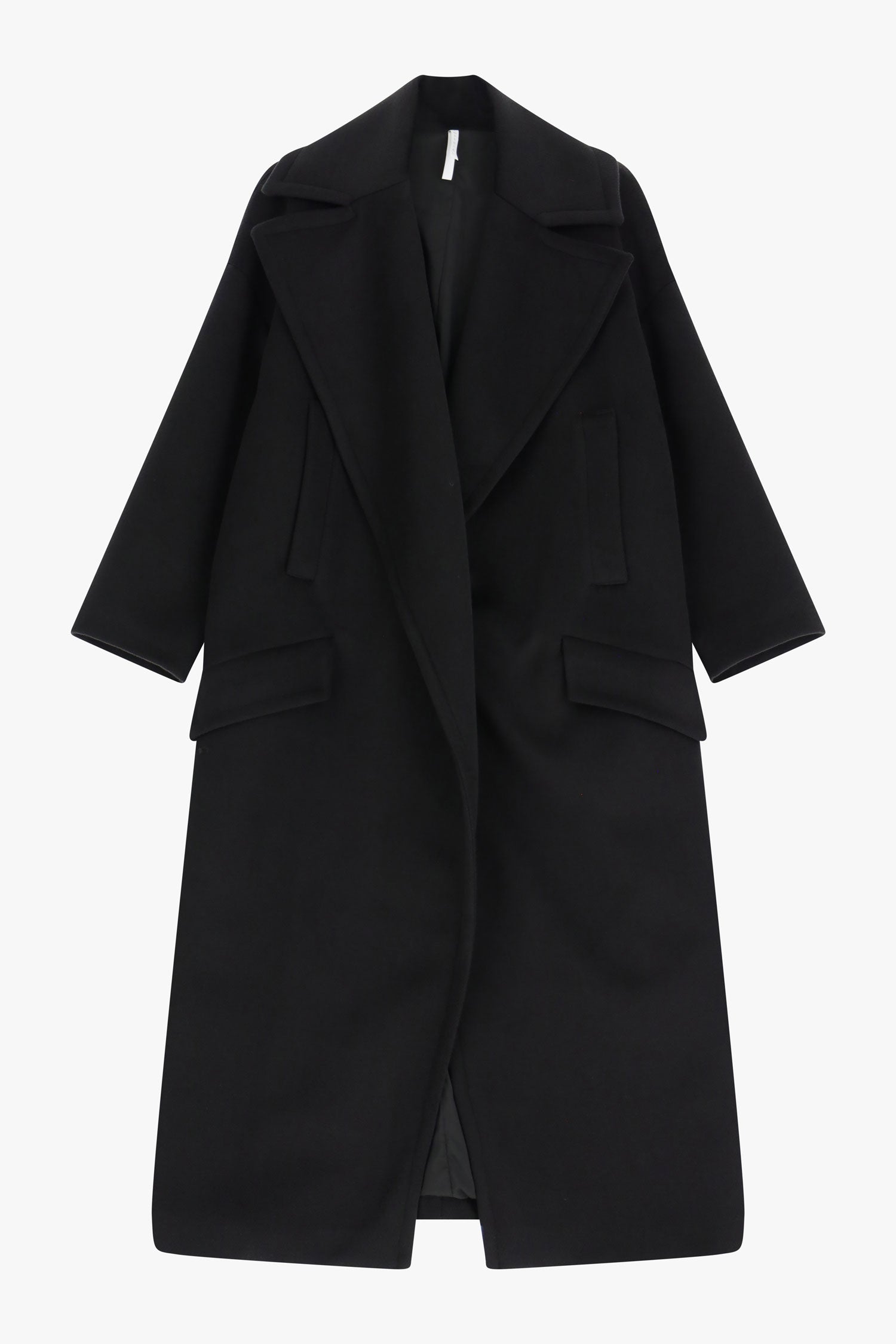Manteau long noir femme Imperial