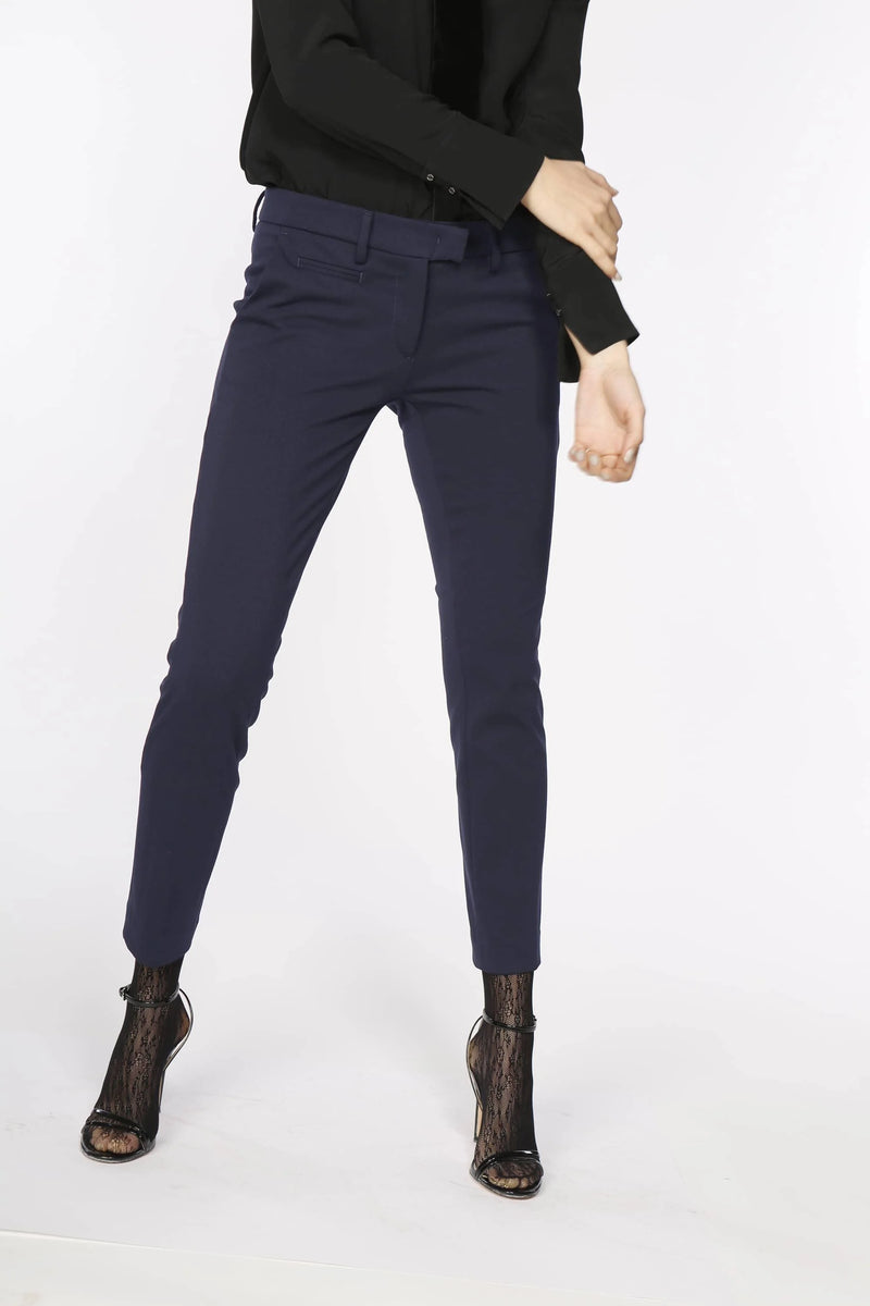 Chino Mason's New York Slim Bleu Foncé