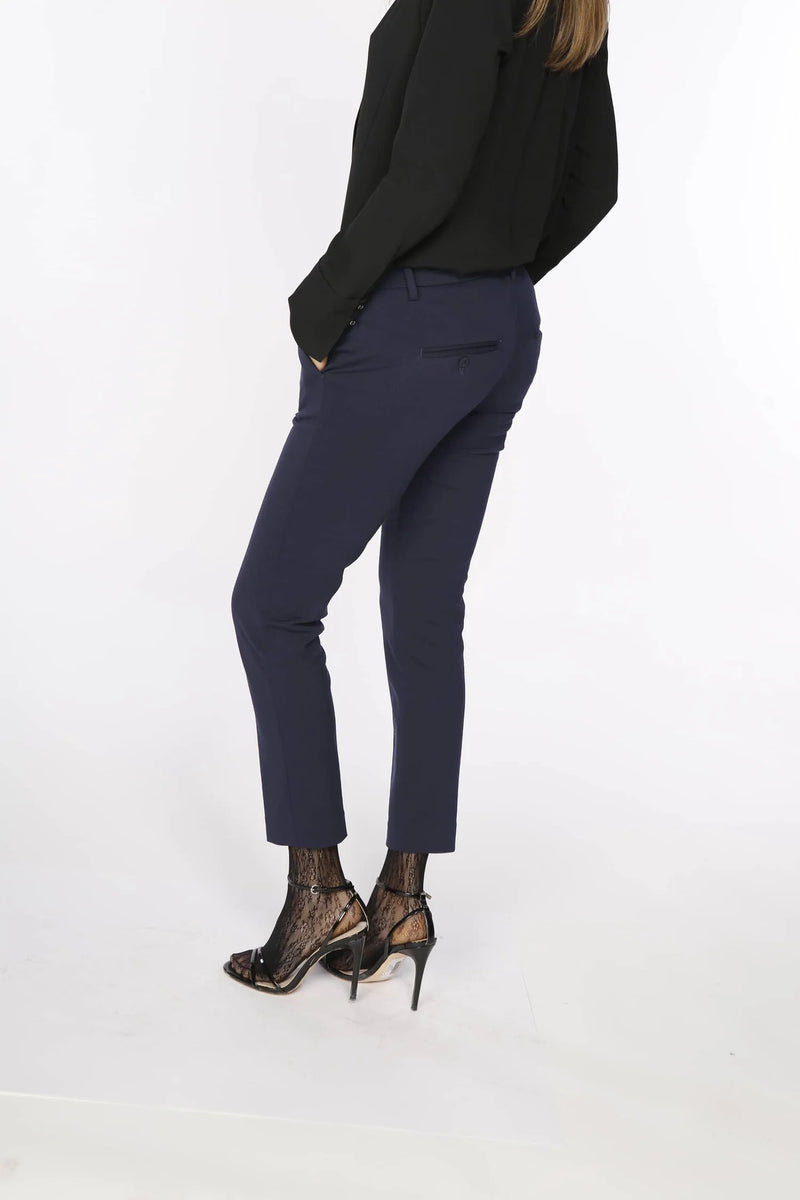 Chino Mason's New York Slim Bleu Foncé