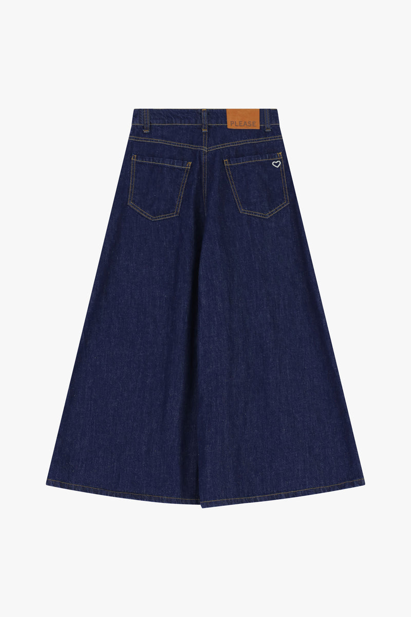 Pantalon large Please Blu denim