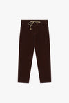 Pantalon Please en velours coupe droite Sepia