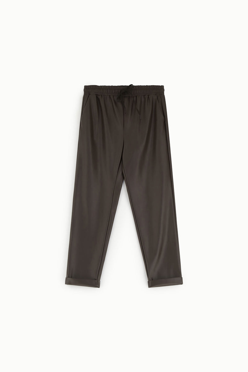  Pantalon jogger carotte Imperial en similicuir Moro