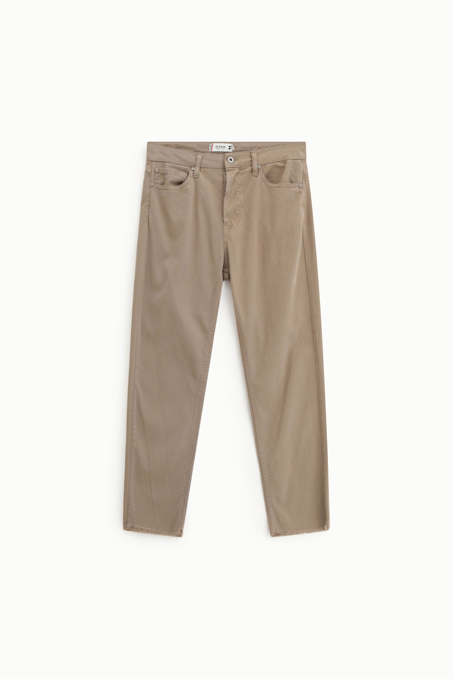 Pantalon droit Please Taupe