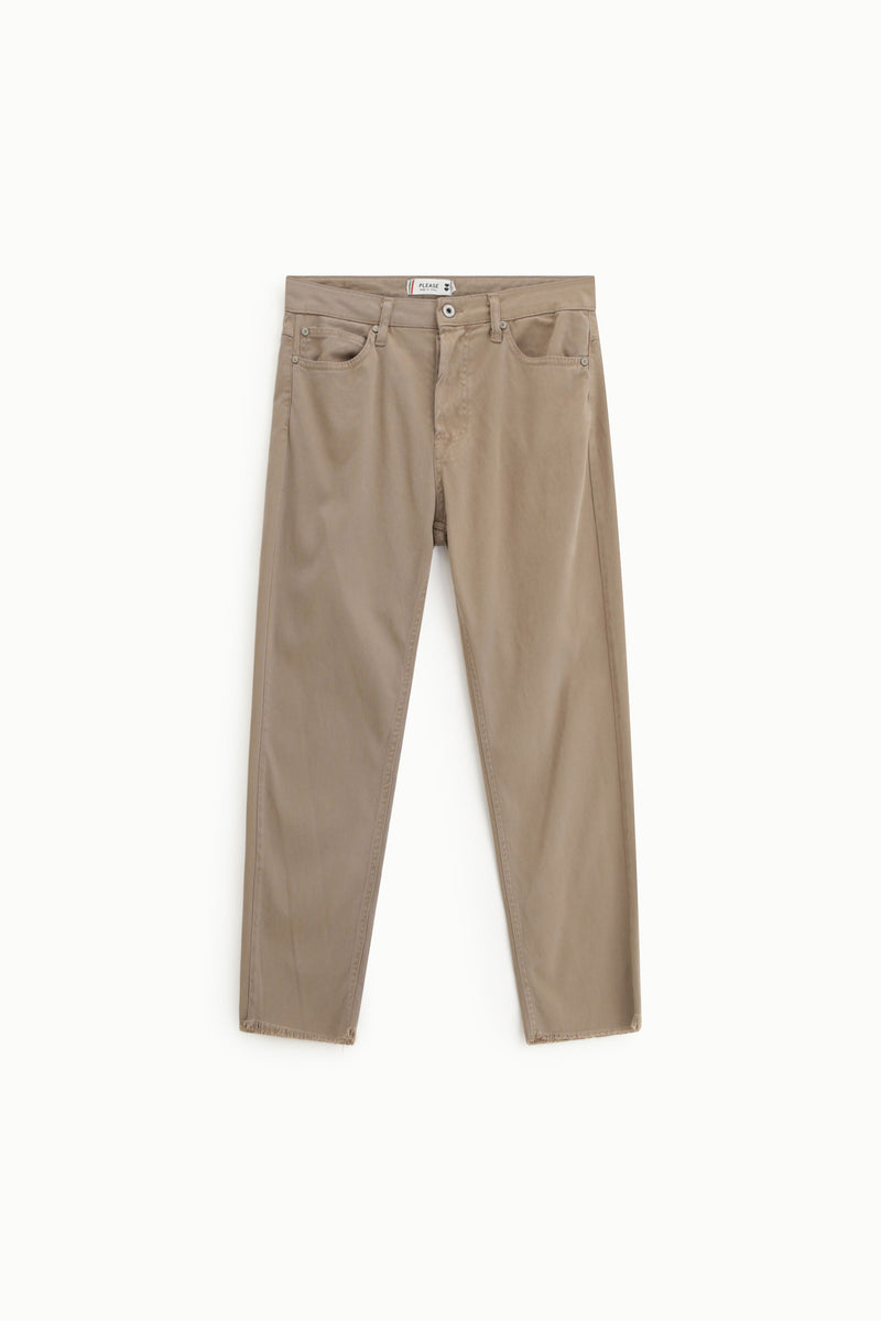 Pantalon droit Please Taupe