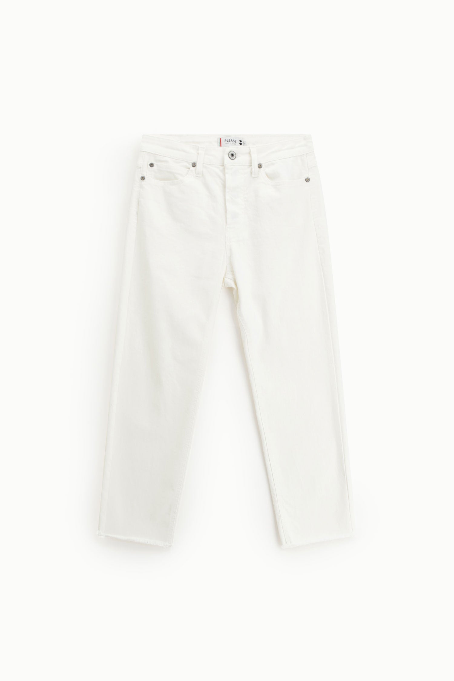 Jean Please effrangé blanc 