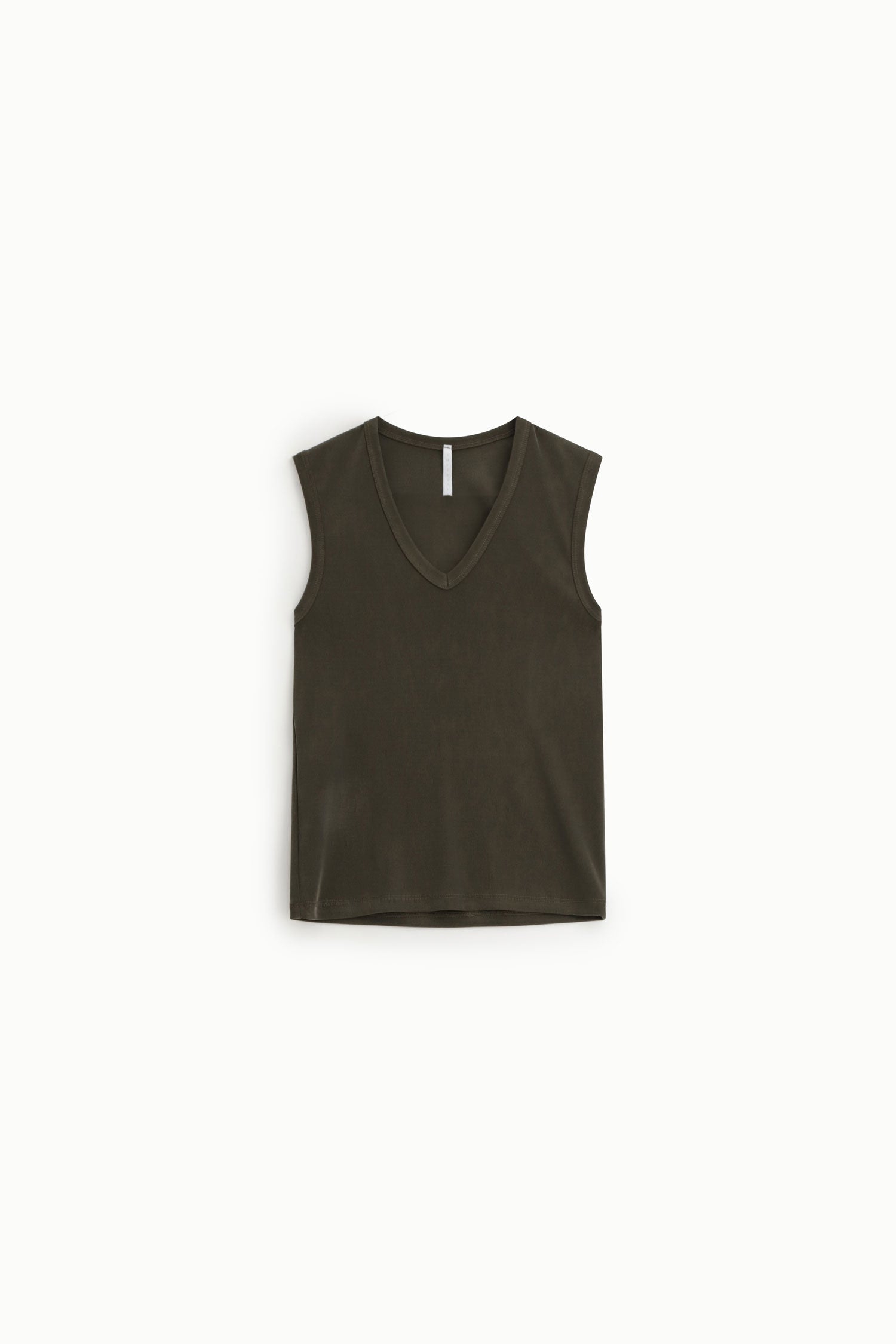 Débardeur Imperial col V uni army