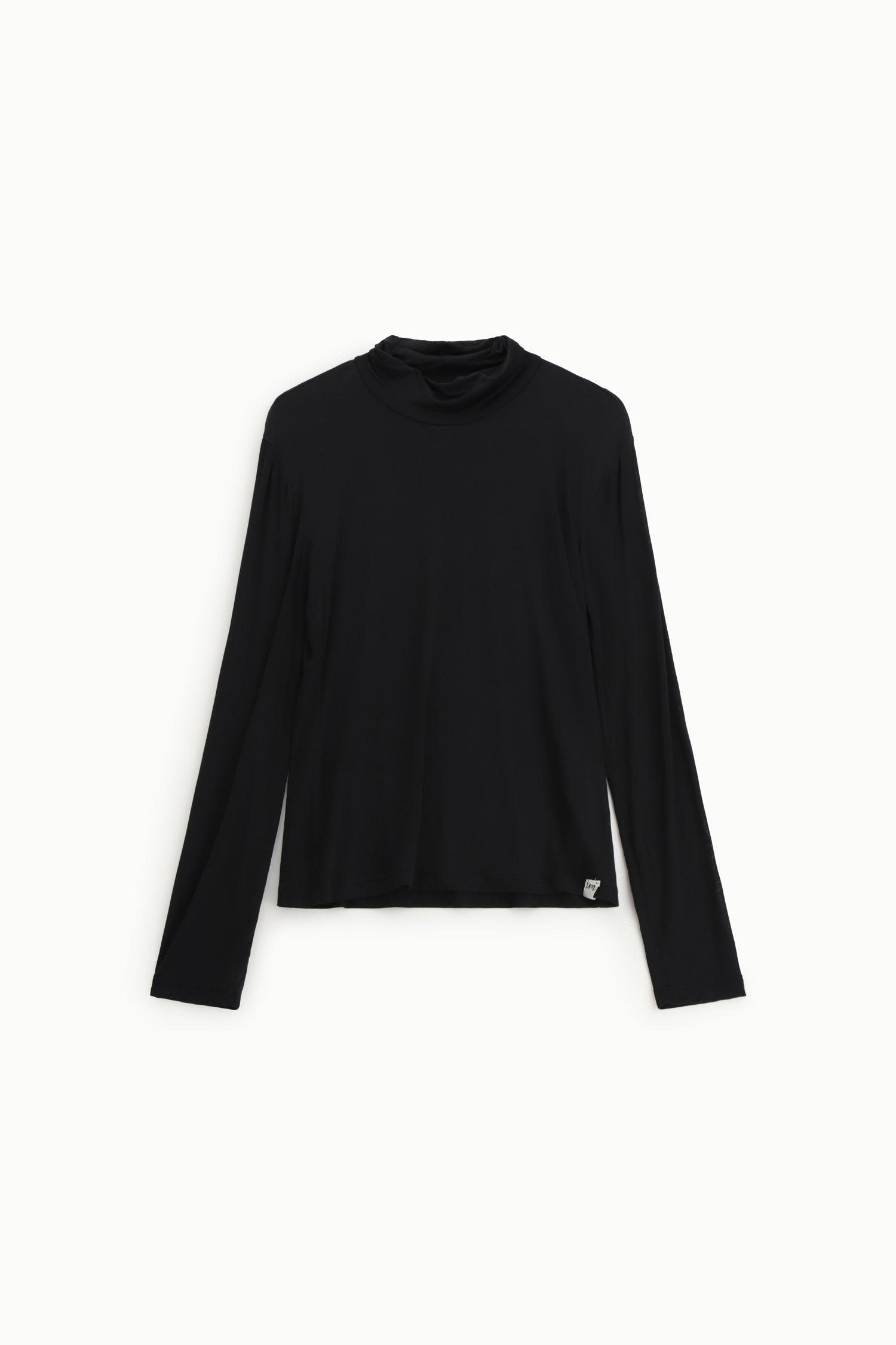 Top manches longues Imperial col montant Nero