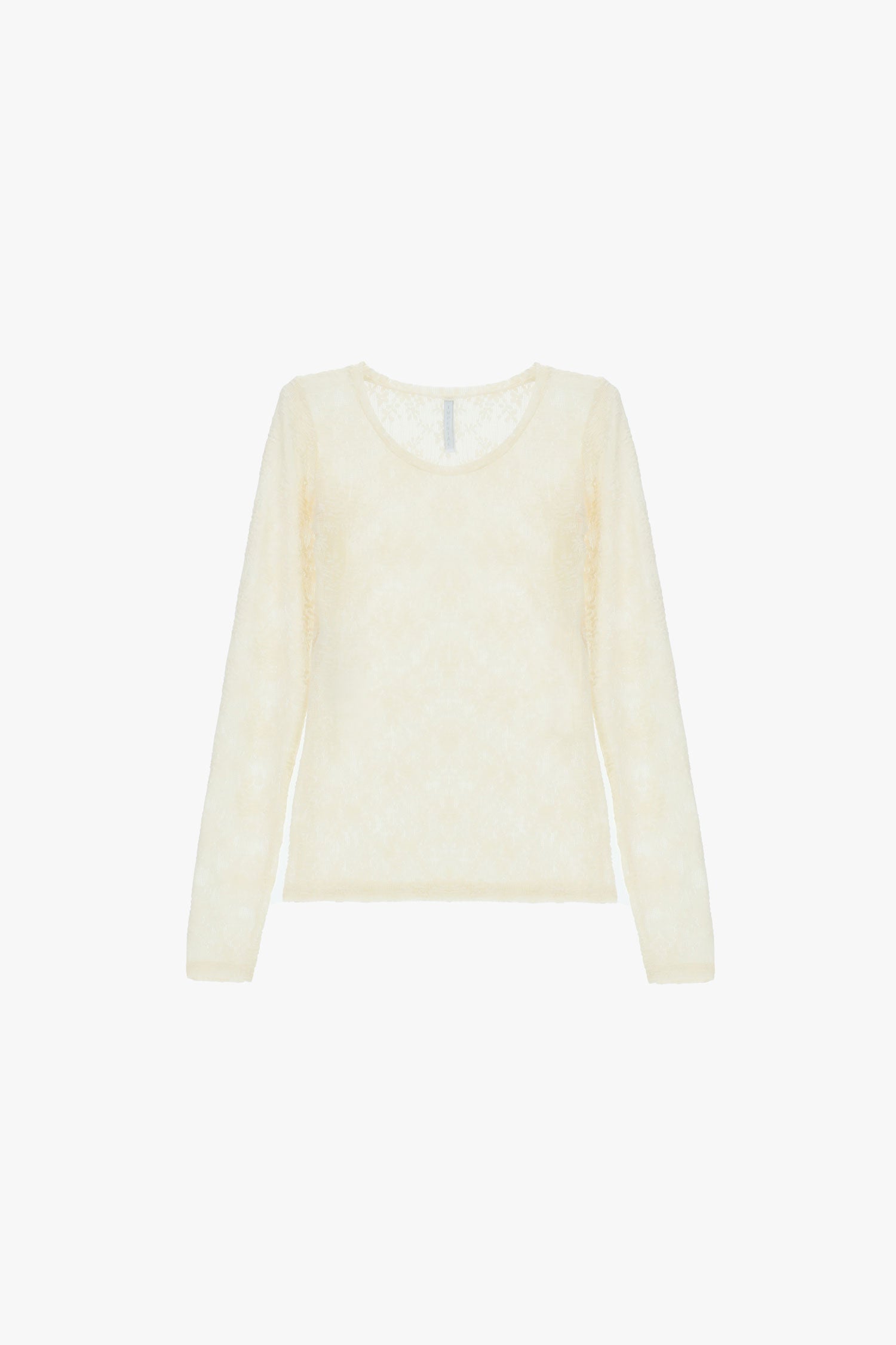 Top en tulle Imperial écru