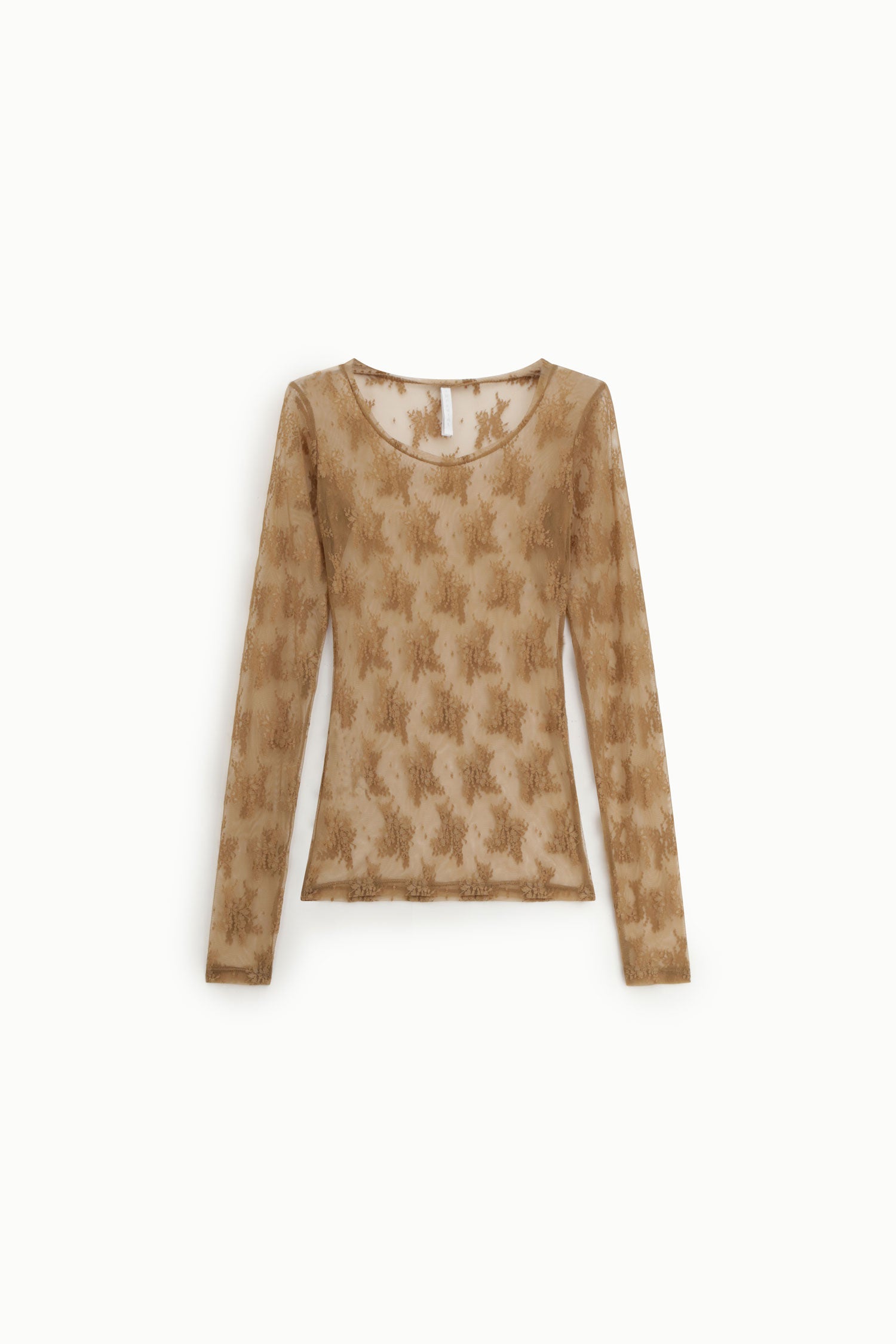 Top en tulle imprimé Imperial Tabacco