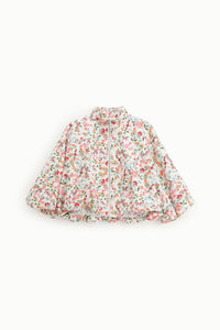 Veste zippée Imperial fleurie à col montant