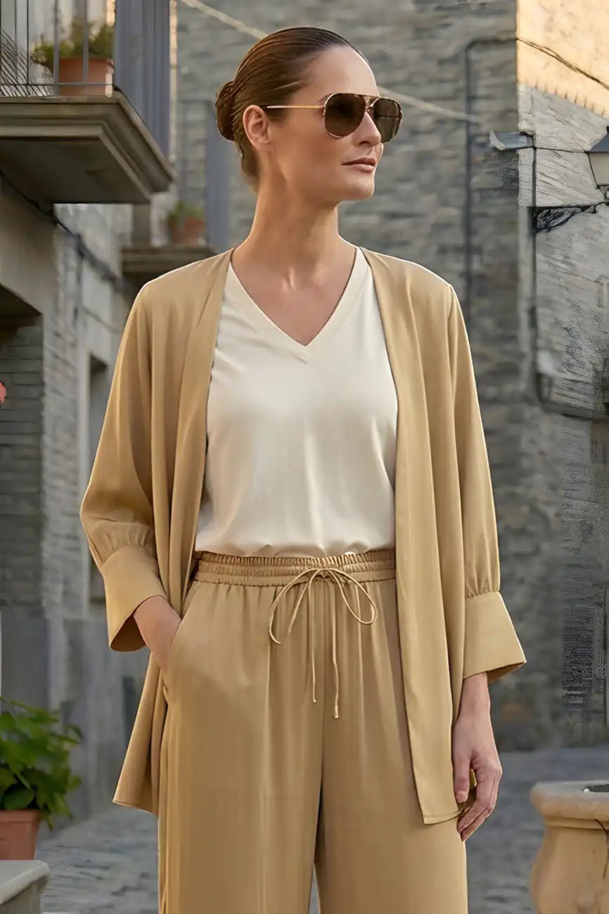 Veste Kimono Dixie Sabbia