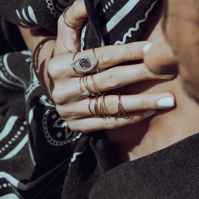 Bague Lsonge Orée Spirale Or