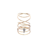 Bague Lsonge Spirale Aura Or