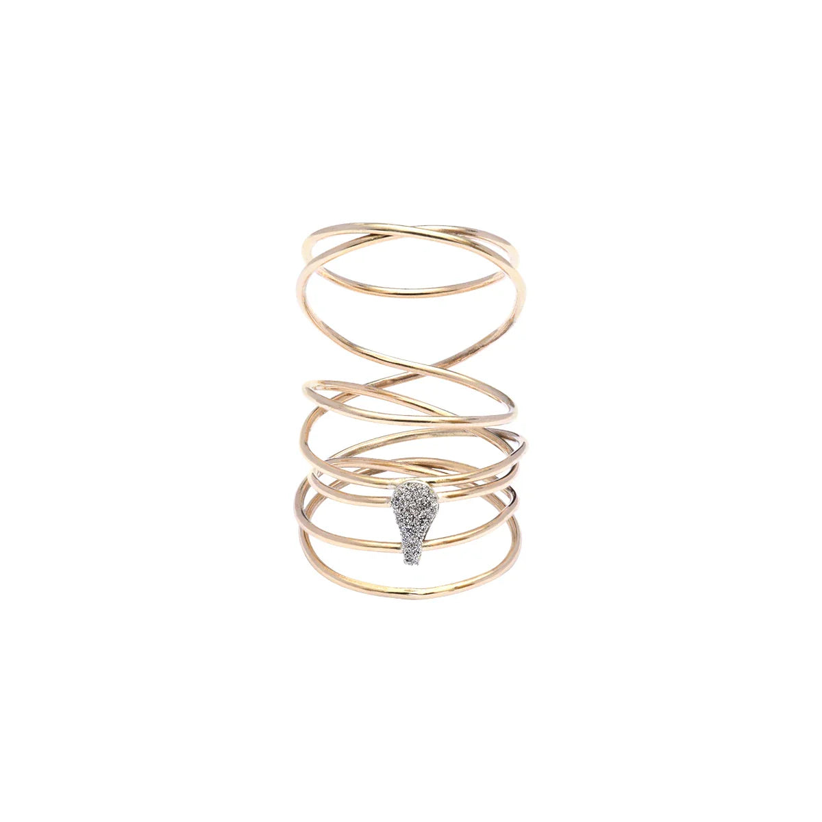 Bague Lsonge Spirale Aura Or