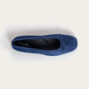 Ballerines Reqins Harmony Cuir Velours Ocean