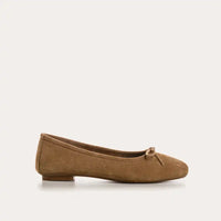 Ballerines Reqins Harmony Cuir Velours Naturel