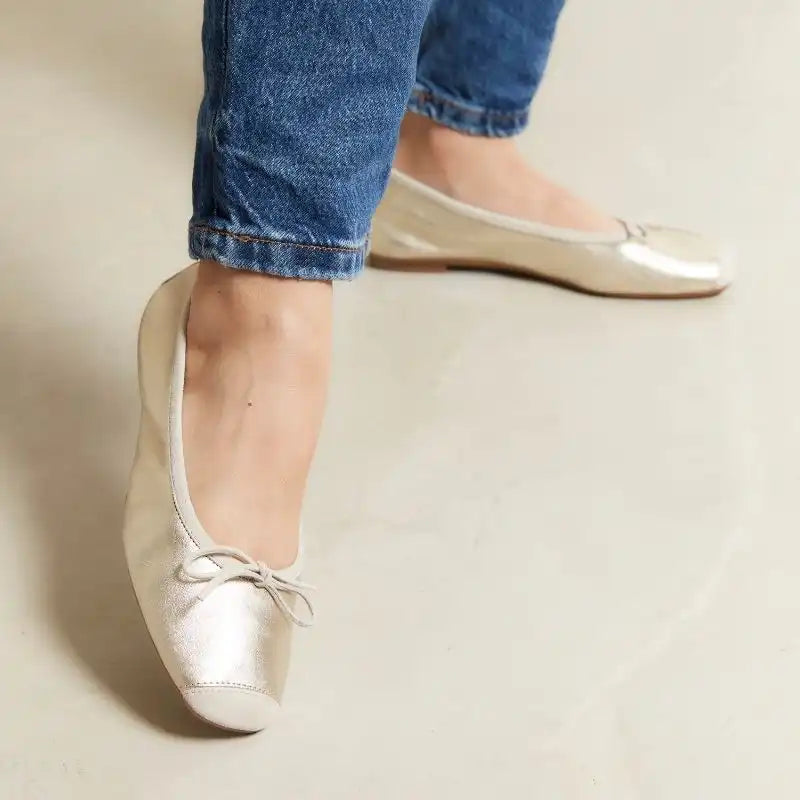Ballerines Reqins Harmony Eclat Platine