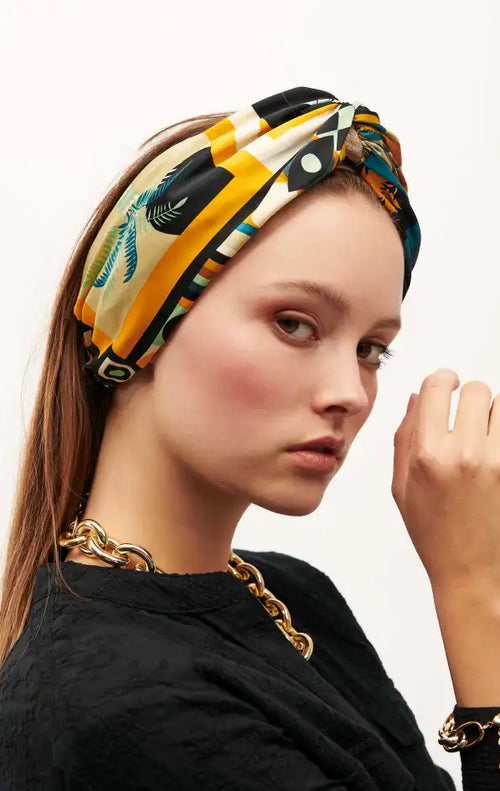 Bandeau Headband Wild Turbania Beldi Noir