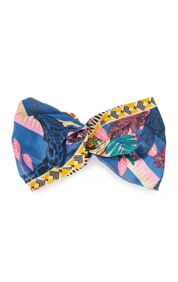Bandeau Headband Wild Turbania Zoulou Bleu