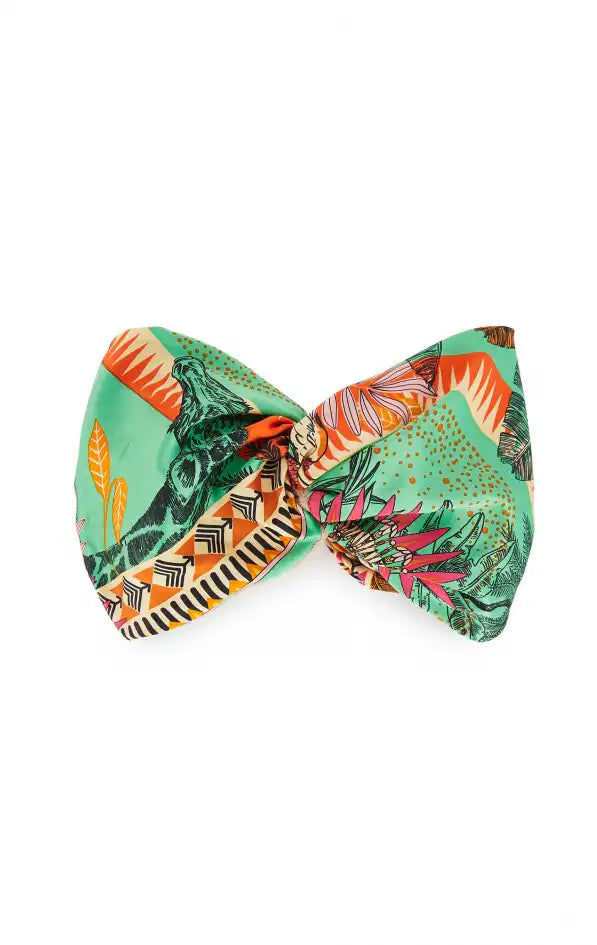 Bandeau Headband Wild Turbania Zoulou Vert
