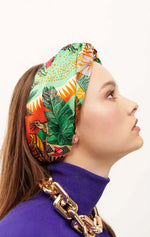 Bandeau Headband Wild Turbania Zoulou Vert