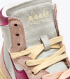 Baskets Diadora Mi Metal Pigskin Used Wn Rose Cornouille Clair