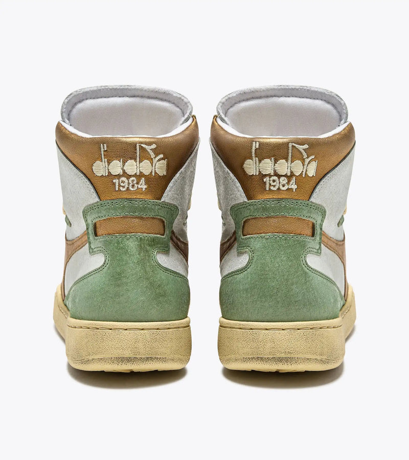 Baskets Diadora Mi Metal Pigskin Used Wn Pied De Vigne