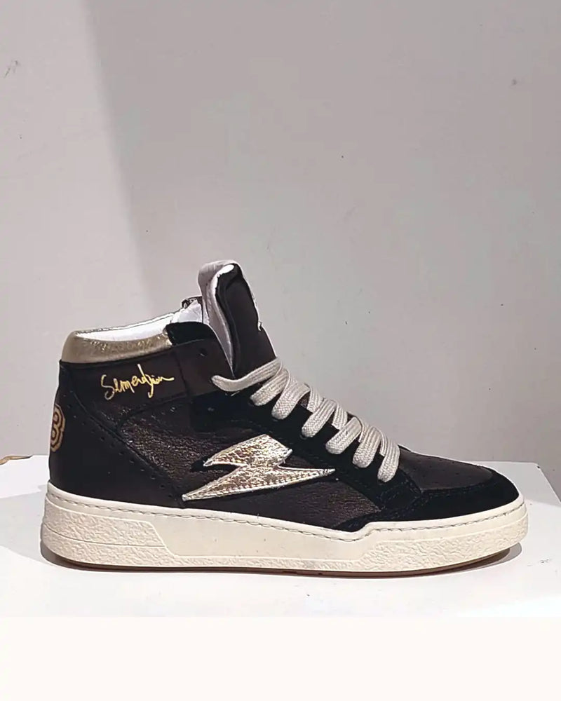 Baskets SEMERDJIAN SMR Braga Noir Black 10099 Livraison gratuite