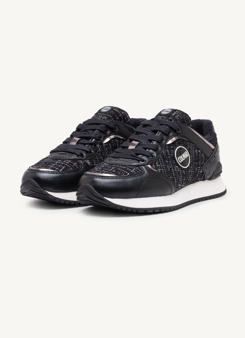 Baskets Colmar Travis Plus Tweed 063 Black