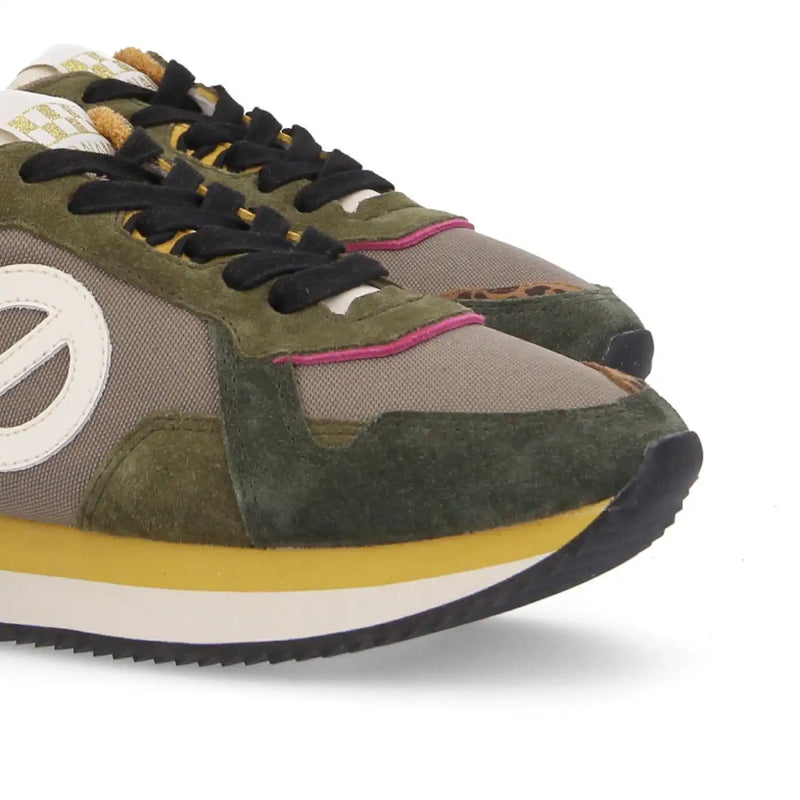 Baskets No Name Mia Jogger Olive/Taupe/Brown