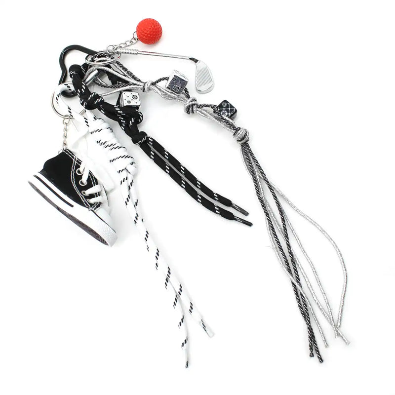 Bijou/Grigri de sac Basket Noir