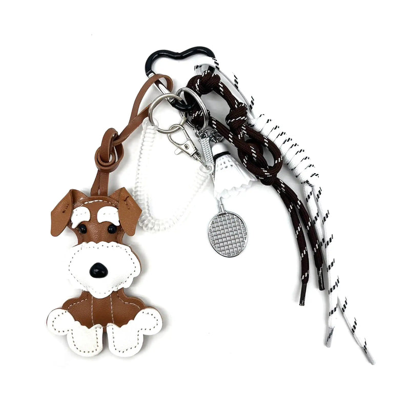 Bijou/Grigri de sac Schnauzer Camel