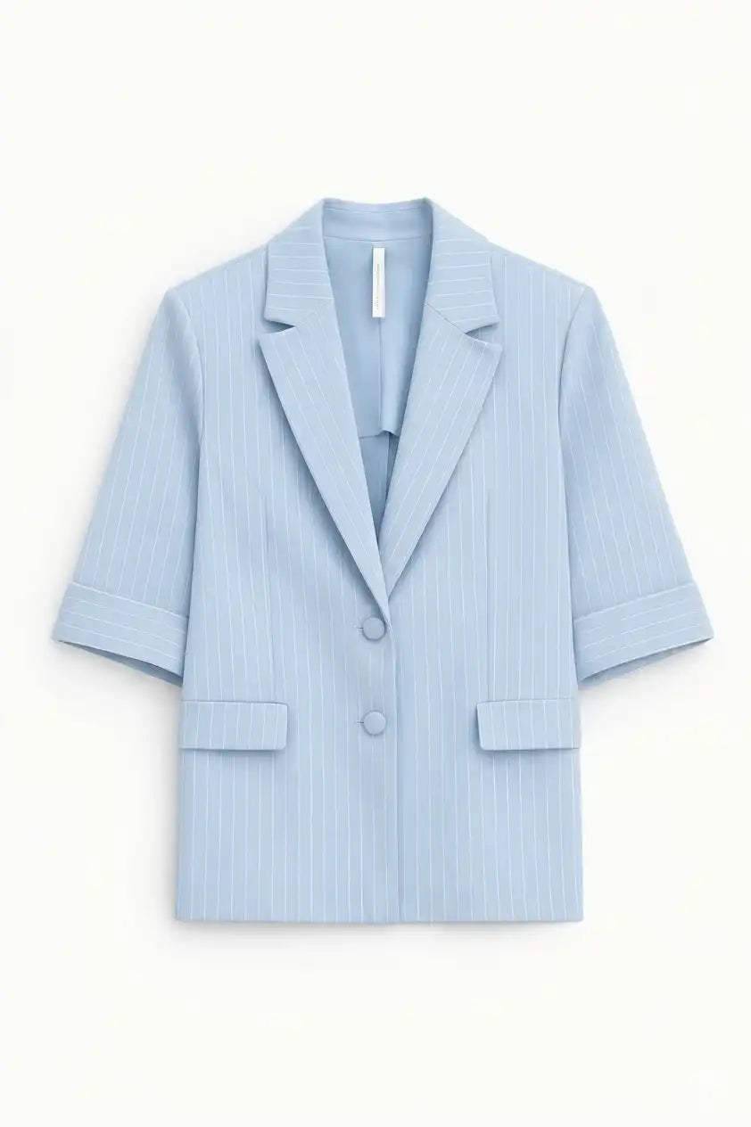 Blazer manches courtes Imperial à rayures Cielo