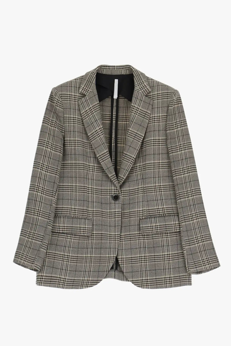 Blazer Imperial un bouton Carreaux Grigio/Beige