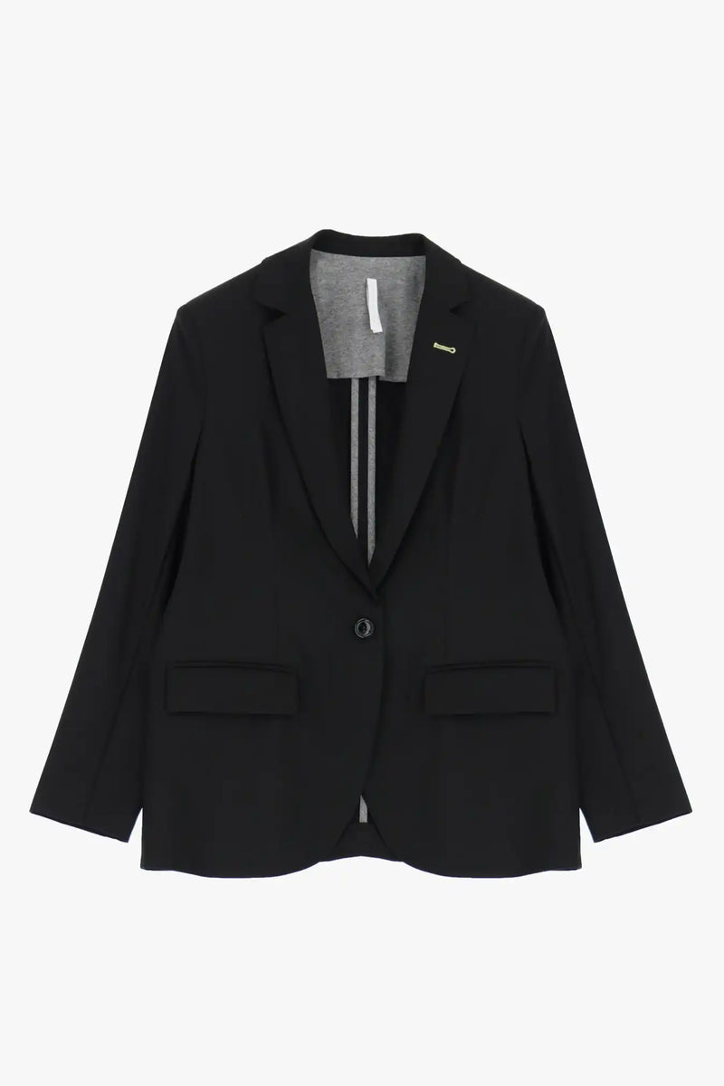Blazer Imperial un bouton détail fluo Nero