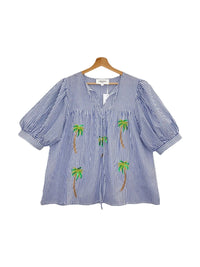 Blouse Santorin à broderies